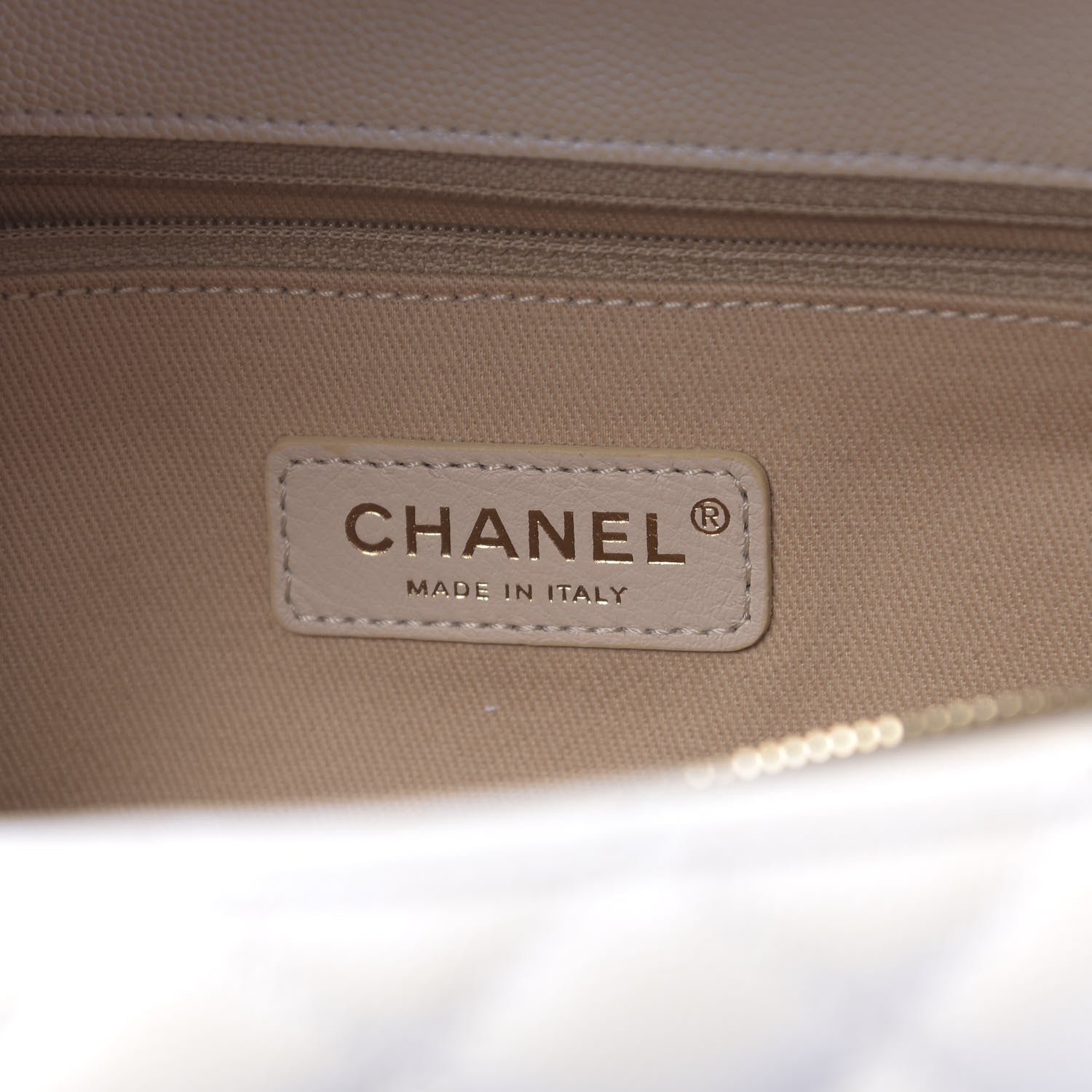 Chanel Iridescent Caviar Quilted Small Coco Handle Flap White 5 of 10