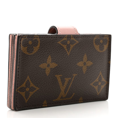 Louis Vuitton Monogram Gusset Card Holder Rose Ballerine 3 of 6