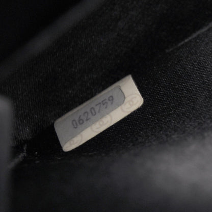 Chanel Satin Quilted Mini Flap Black 9 of 9