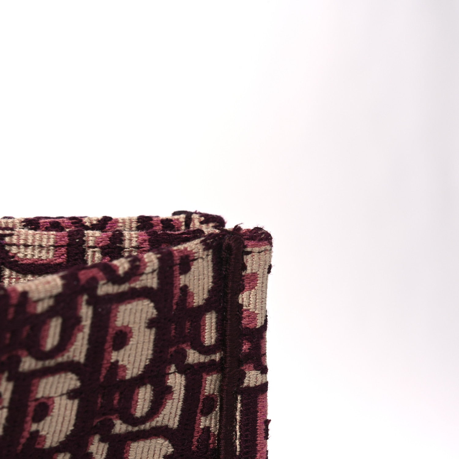 Christian Dior Oblique Large Book Tote Burgundy Multicolor 5 of 5