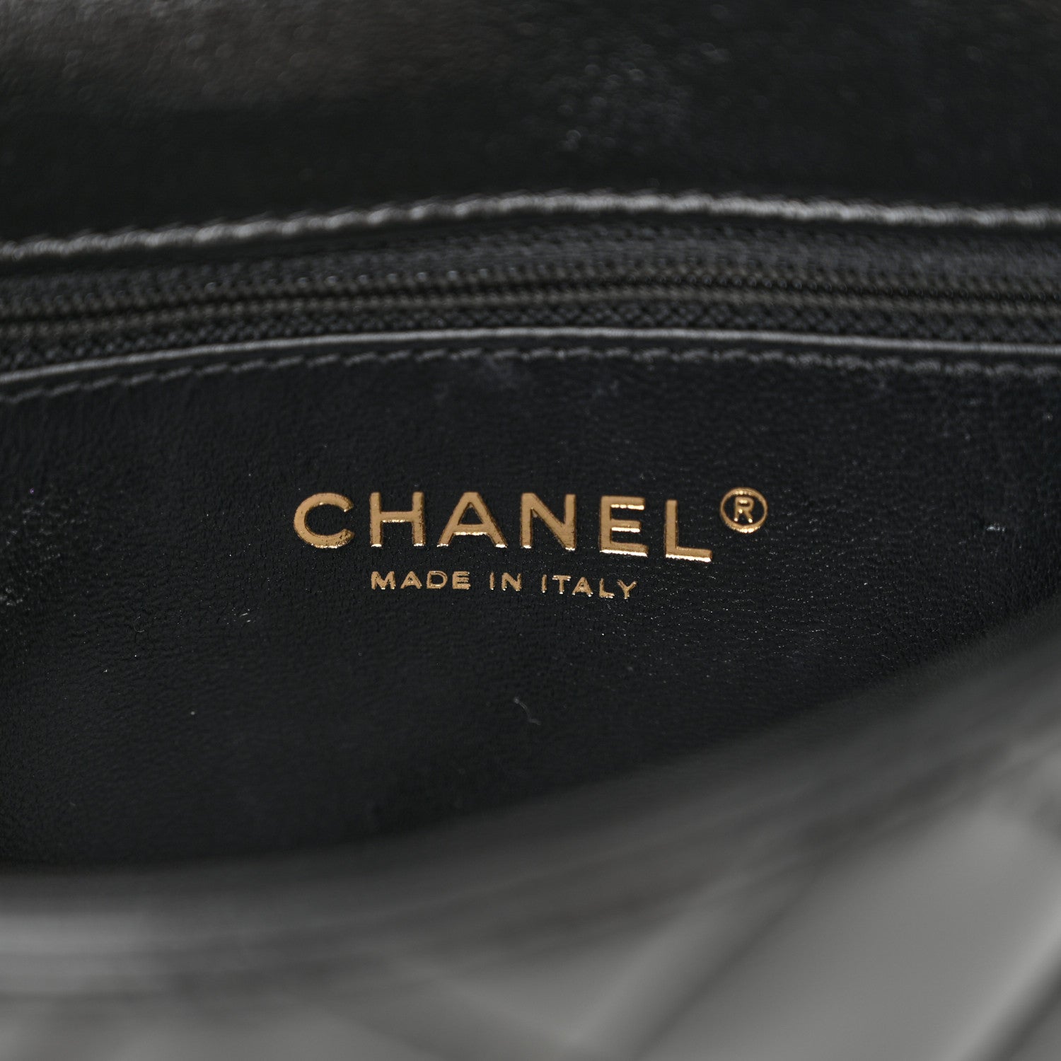 Chanel Shiny Lambskin Quilted Golden Links Top Handle Flap Black 6 of 10