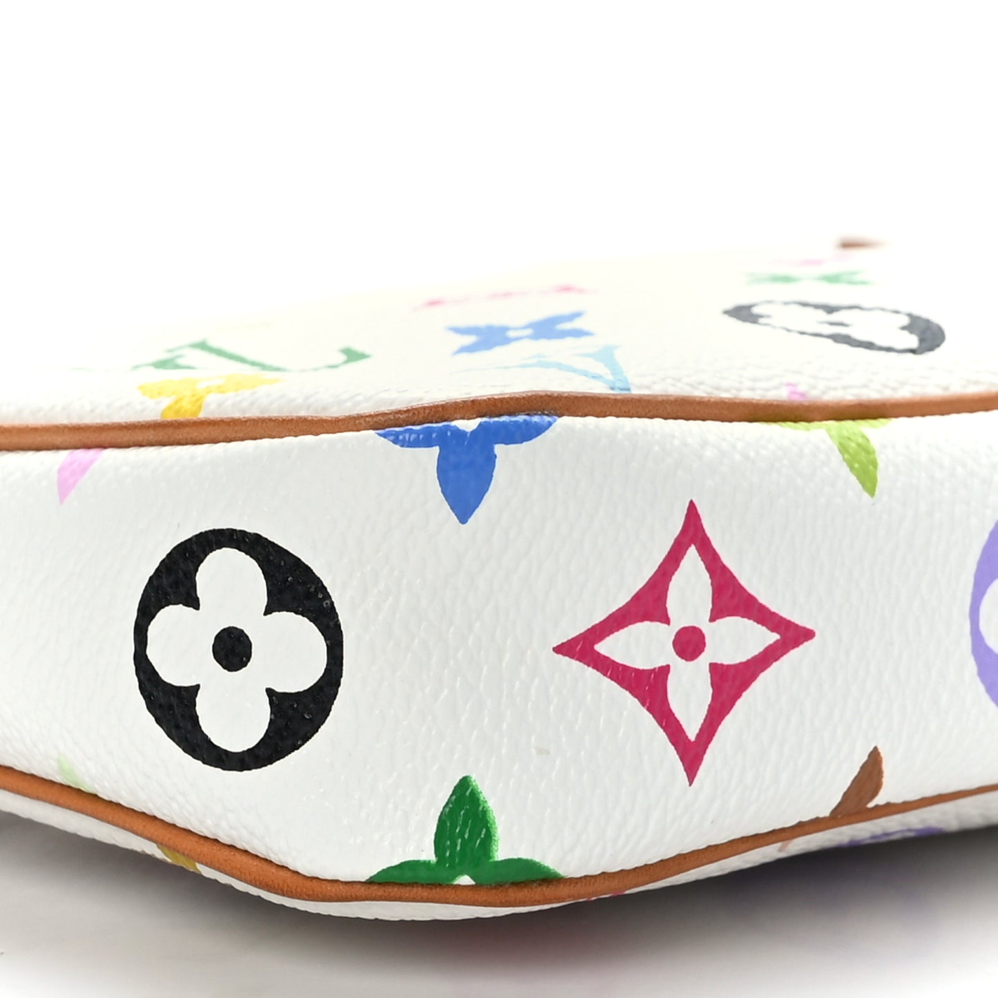 Monogram Multicolor Pochette Accessories White