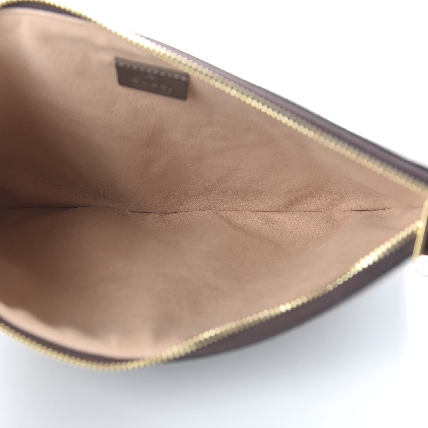 Gucci GG Supreme Monogram Large Ophidia Pouch Clutch Brown 5 of 11