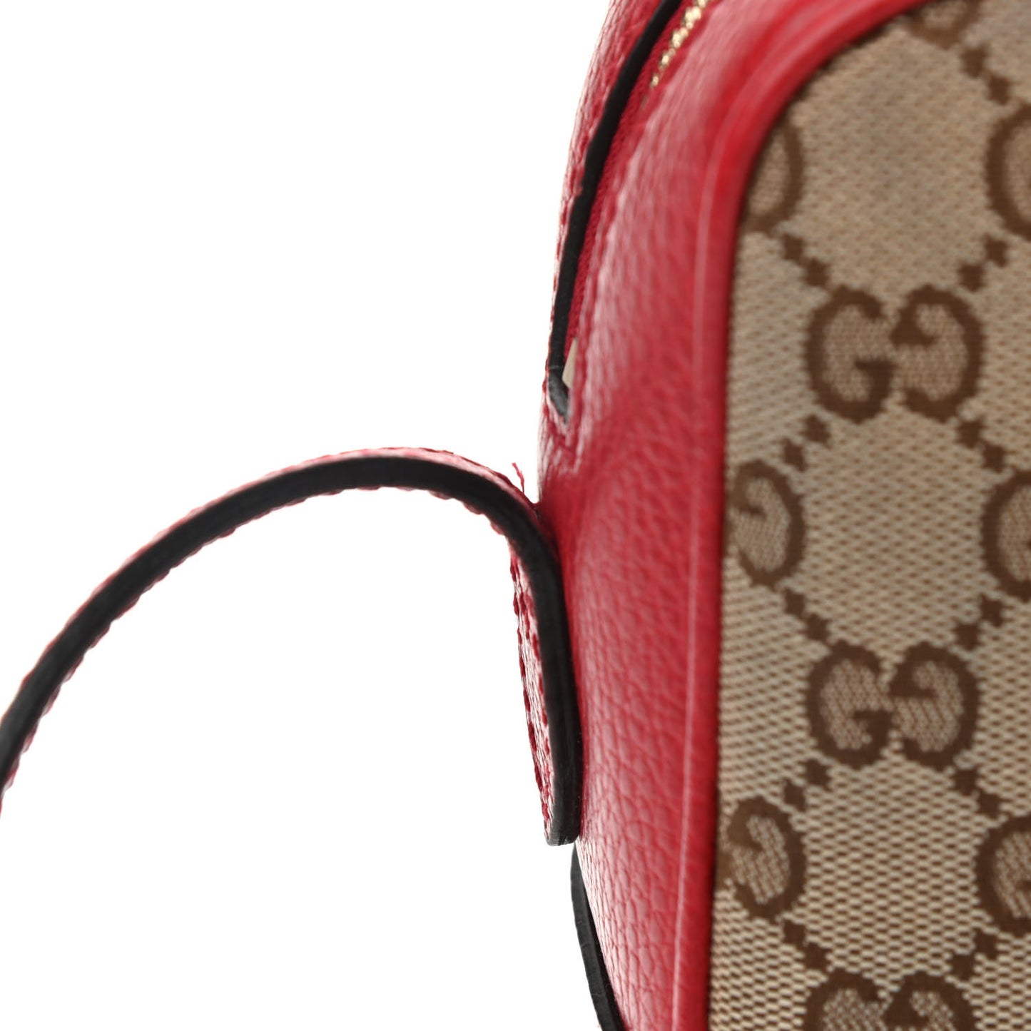 Monogram Mini Bree Messenger Bag Red