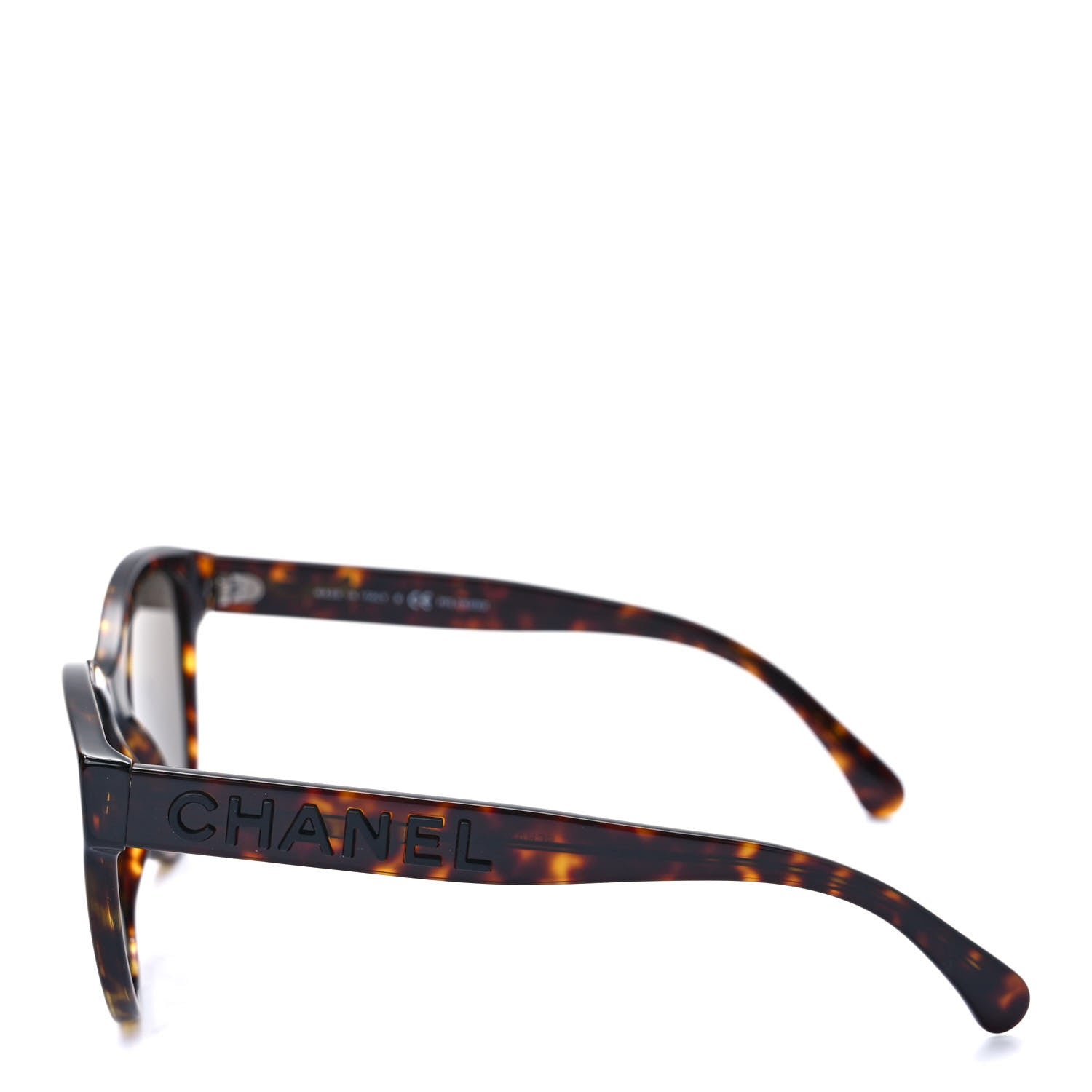 Chanel Acetate Pantos Logo Sunglasses 5458 Tortoise Brown 3 of 9