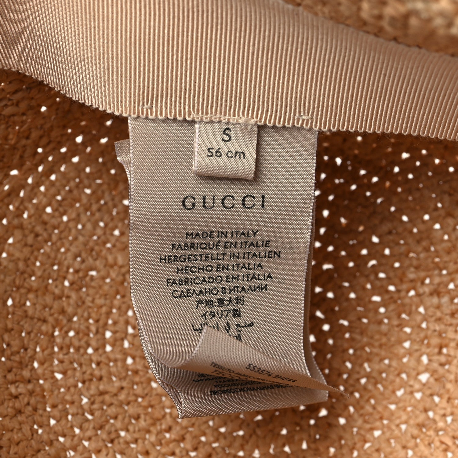 Gucci Raffia Double G Hat S Ivory 7 of 9