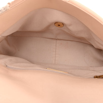 Chanel Calfskin Crochet Large Chanel 19 Flap Beige 5 of 10