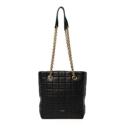 Saint Laurent Lambskin Carre Quilted Mini Shopping Bag Black 1 of 10