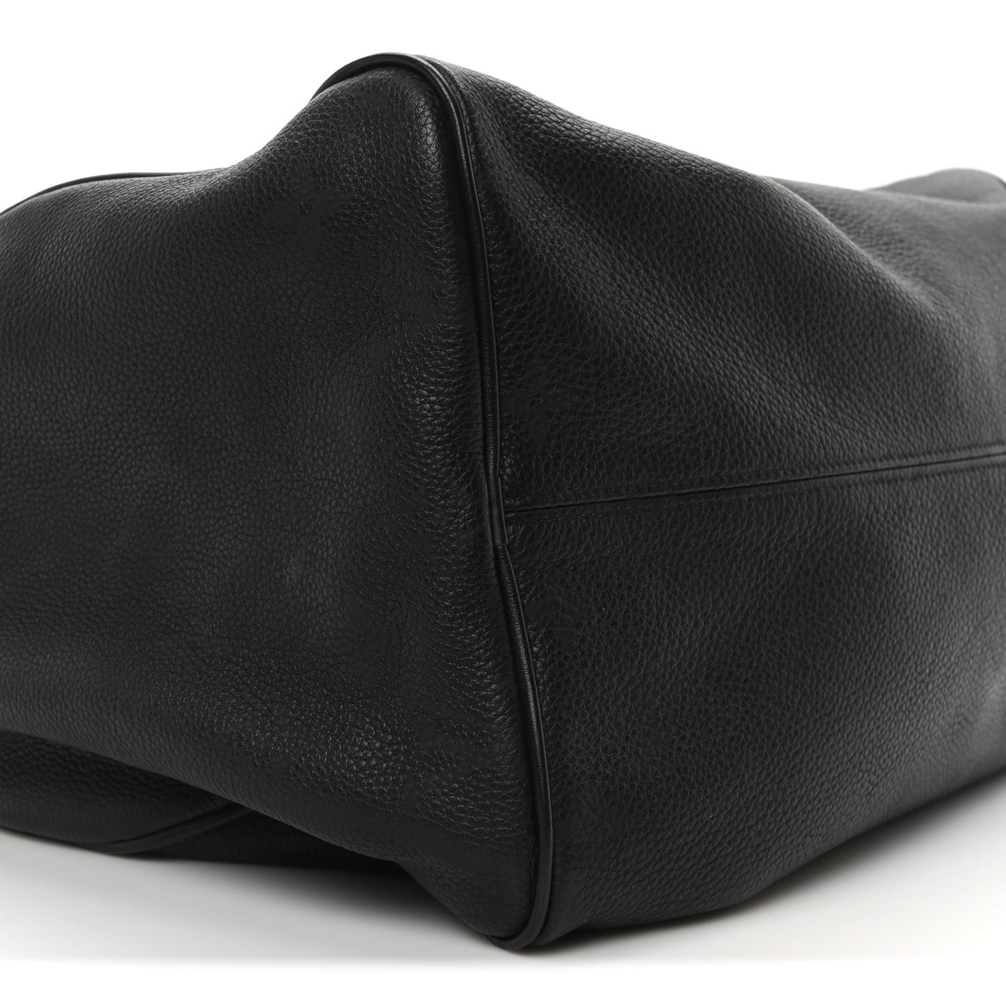 Calfskin Monogram Speedy P9 Bandouliere 40 Ultra Black