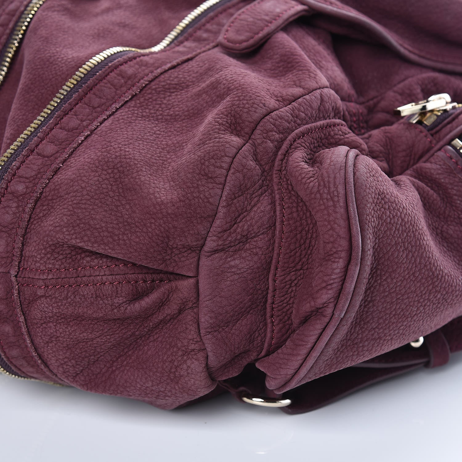 Alexander Wang Nubuck Marti Backpack Bag Burgundy 12 of 12