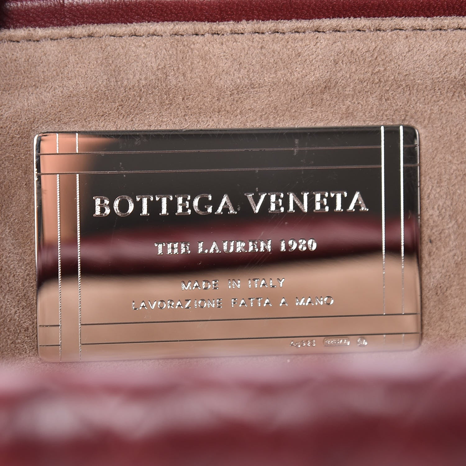 Bottega Veneta Nappa Intrecciato The Lauren 1980 Clutch Gigolo Red 6 of 9