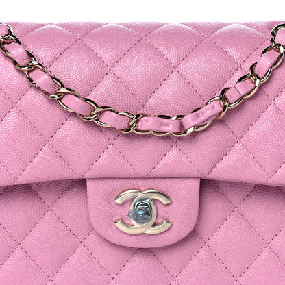 Chanel Caviar Quilted Small Double Flap Dark Pink 8 of 13