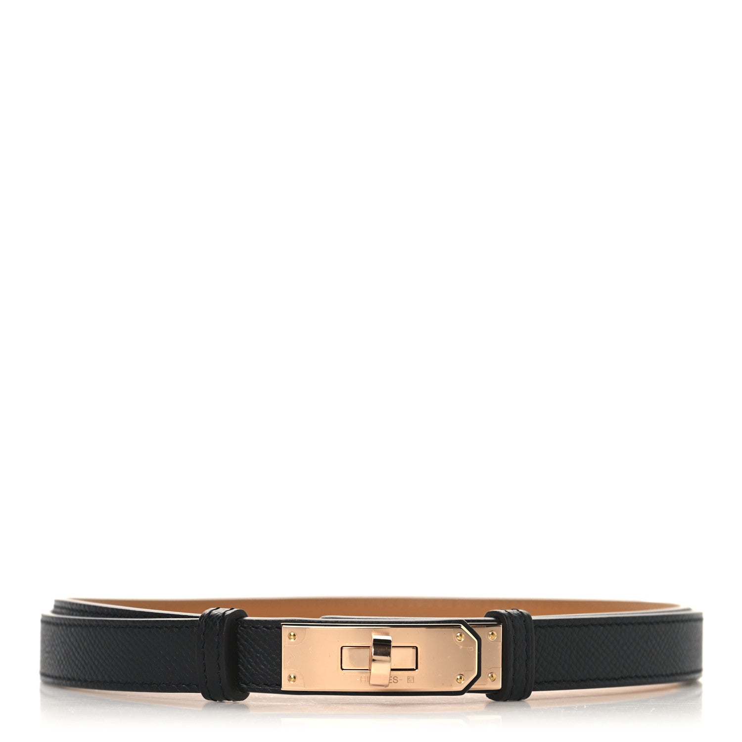 Hermes Epsom Kelly Belt Black 1 of 4