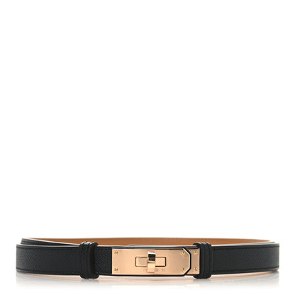 Hermes Epsom Kelly Belt Black 1 of 4