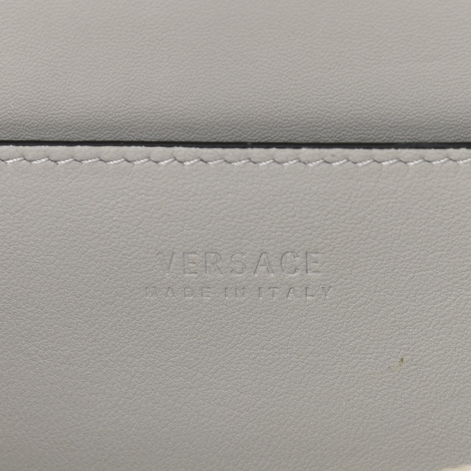 Versace Nappa DV ONE Satchel Grey 6 of 10