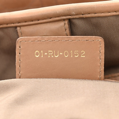 Christian Dior Coated Canvas Cannage Medium Panarea Tote Beige 7 of 19