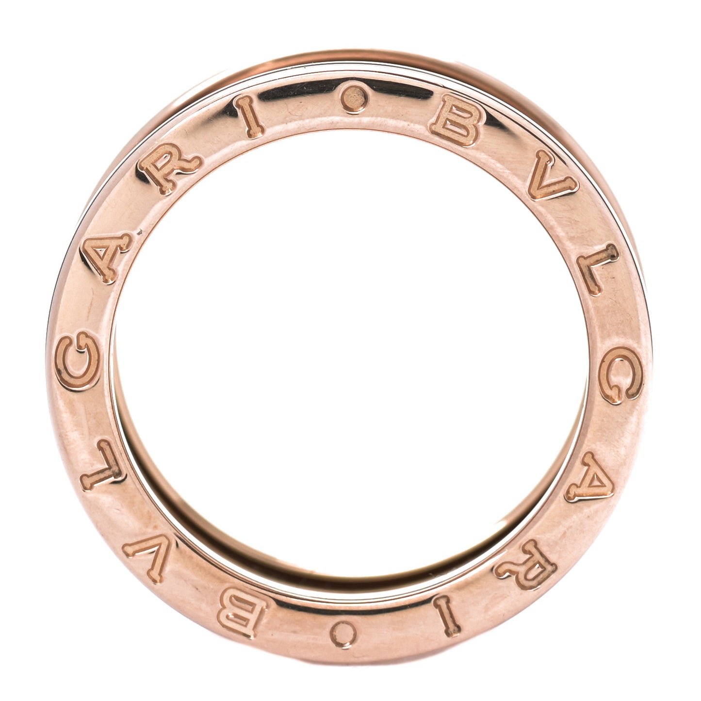 18K Rose Gold B.Zero1 Three-Band Ring 55 7.25