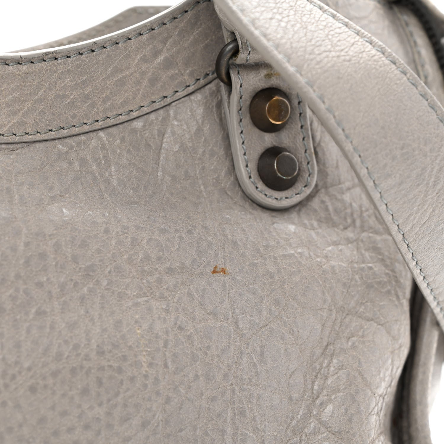 Balenciaga Agneau Classic Hardware Mini City Gris Pyrite 12 of 13