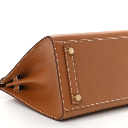 Hermes Epsom Birkin Sellier 25 Gold 9 of 11