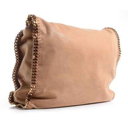 Stella McCartney Faux Leather Shaggy Deer Large Falabella Fold Over Tote 4 of 10