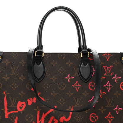 Louis Vuitton Monogram Fall In Love Onthego MM 5 of 9
