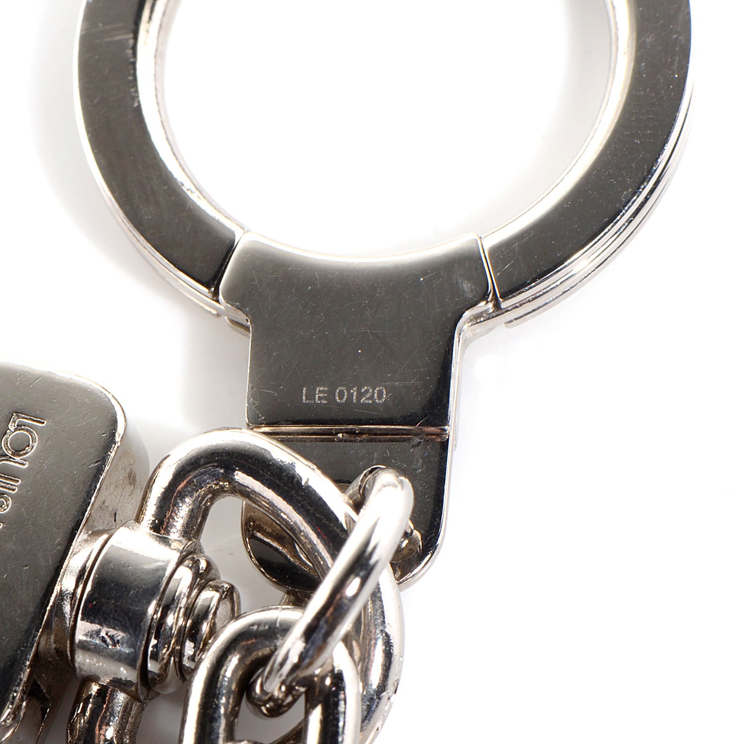 Louis Vuitton LV Initials Key Holder Silver 4 of 4