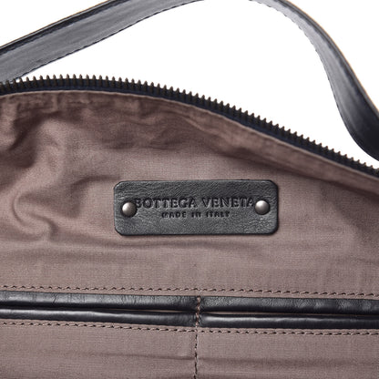 Bottega Veneta Nappa Perforated Canvas Duffle Black 6 of 6