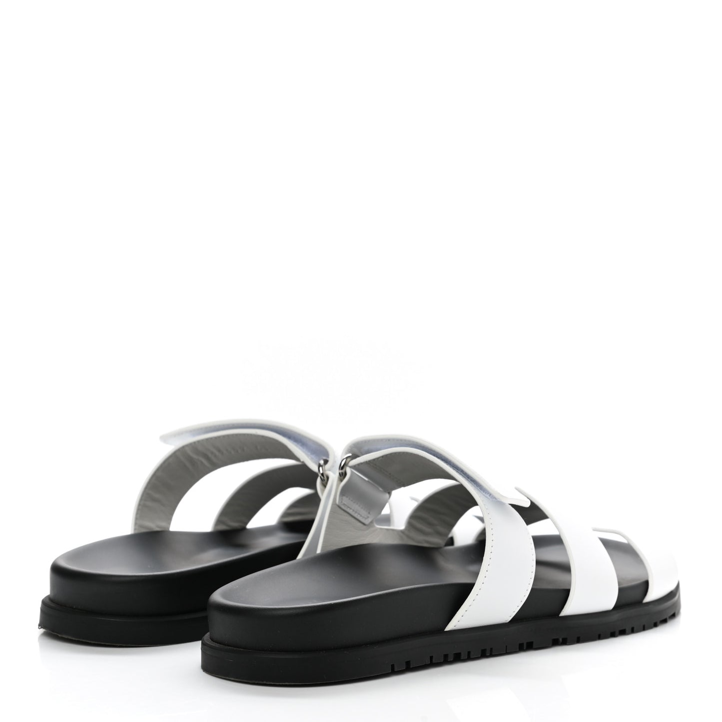 Calfskin Womens Chypre Sandals 41 White