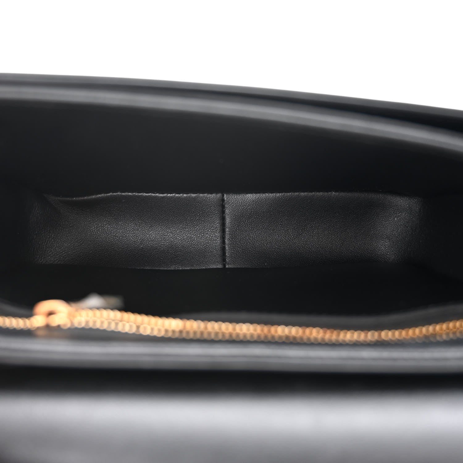 Celine Shiny Calfskin Teen Triomphe Black 5 of 9