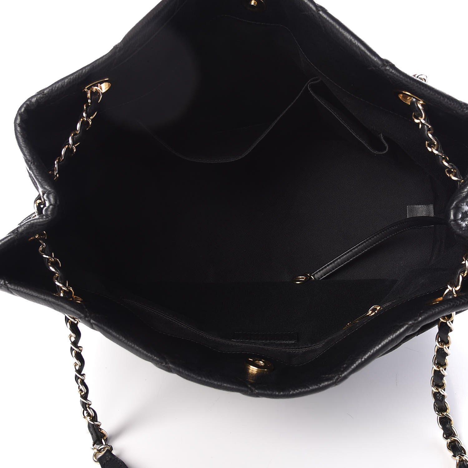 Chanel Caviar Quilted Shopping Tote Black 7 of 14