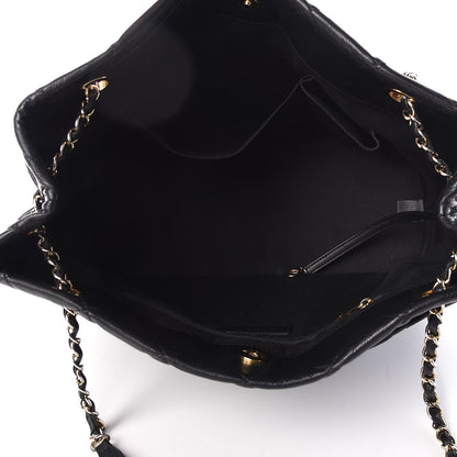 Chanel Caviar Quilted Shopping Tote Black 7 of 14