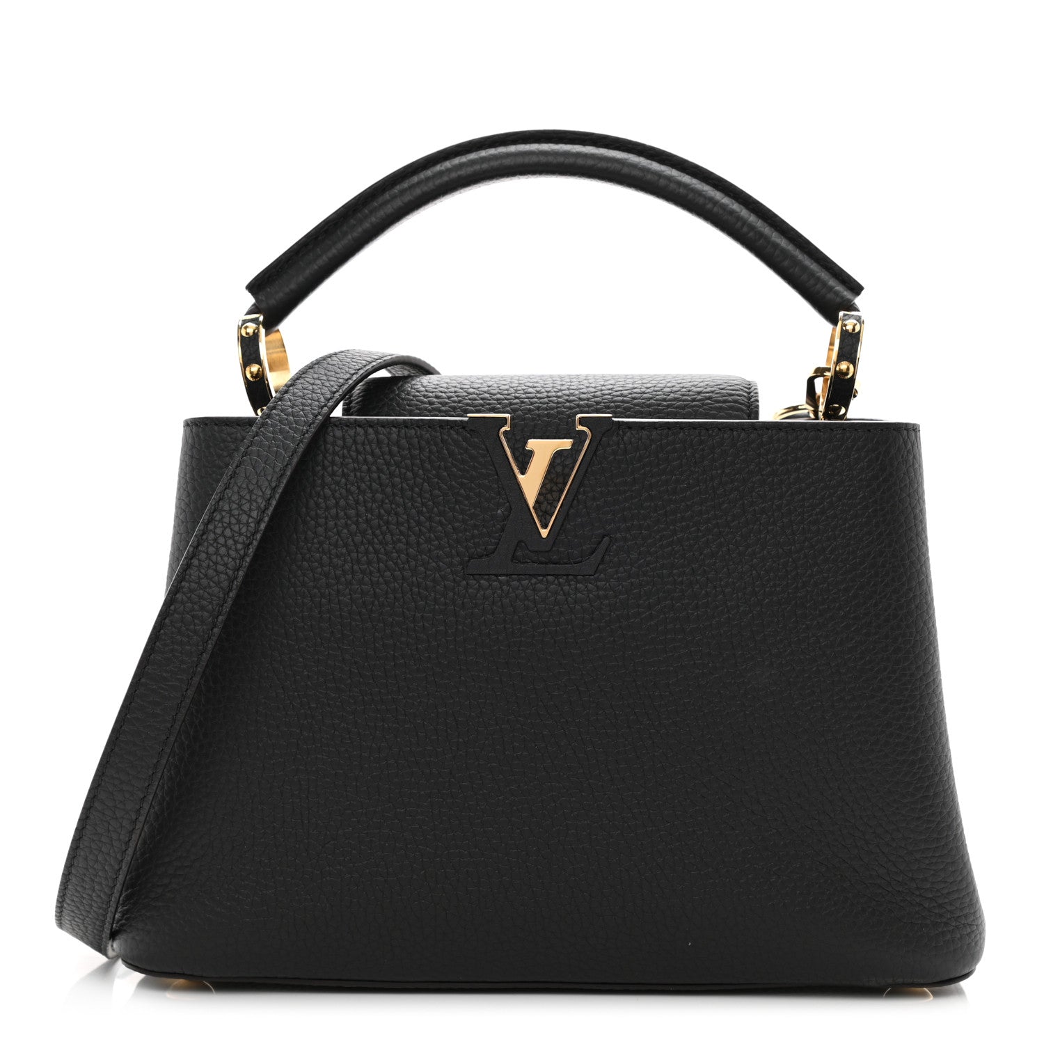Louis Vuitton Taurillon Capucines BB Black 1 of 7