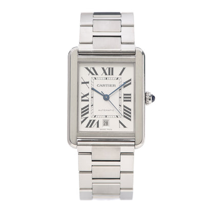 Cartier Stainless Steel 31mm Tank Solo Automatic Watch 1 of 5