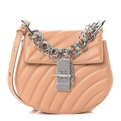 Chloe Calfskin Quilted Mini Drew Bijou Shoulder Bag Blushy Pink 1 of 10