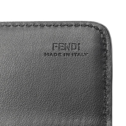Fendi Vitello Liberty Fun Fair Studded Continental Wallet On Chain Black Multicolor 6 of 11