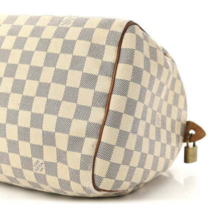 Louis Vuitton Damier Azur Speedy 30 10 of 13