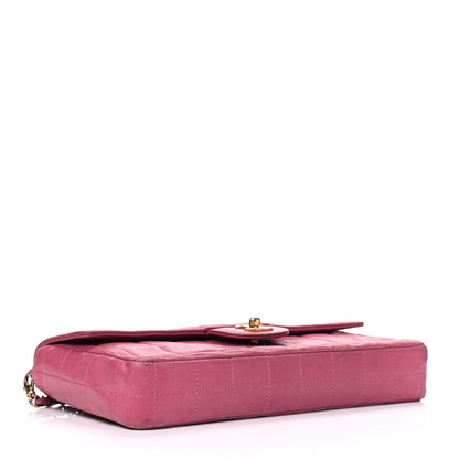 Chanel Lambskin East West Chocolate Bar Flap Pink 3 of 13