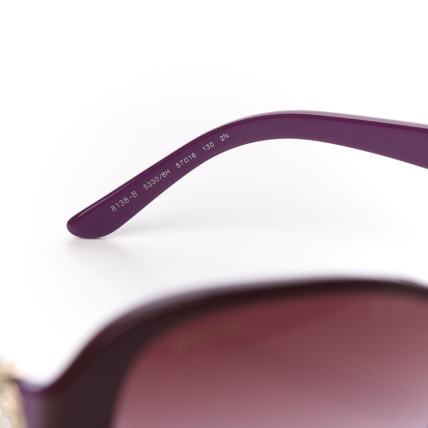 Bulgari Crystal 8138 B Sunglasses Burgundy 6 of 8