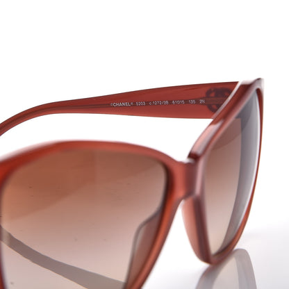 Chanel Acetate CC Sunglasses 5203 Red 7 of 8