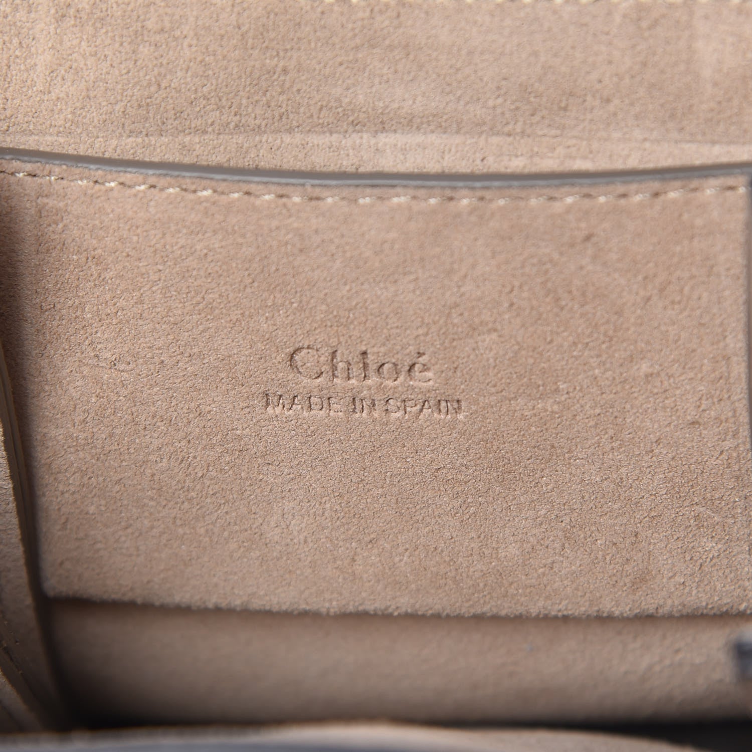 Chloe Suede Calfskin Mini Faye Bracelet Bag Washed Blue 6 of 14