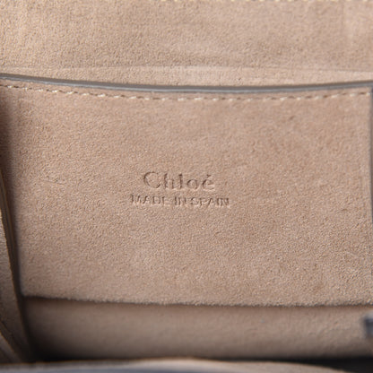 Chloe Suede Calfskin Mini Faye Bracelet Bag Washed Blue 6 of 14