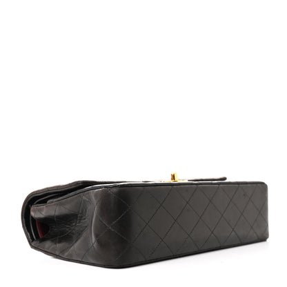 Chanel Lambskin Quilted Medium Double Flap Black 4 of 14