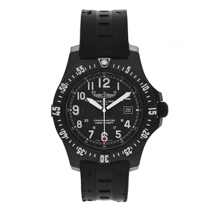 Breitling Breitlight Rubber 45mm Colt Skyracer Quartz Watch Black X74320 1 of 5