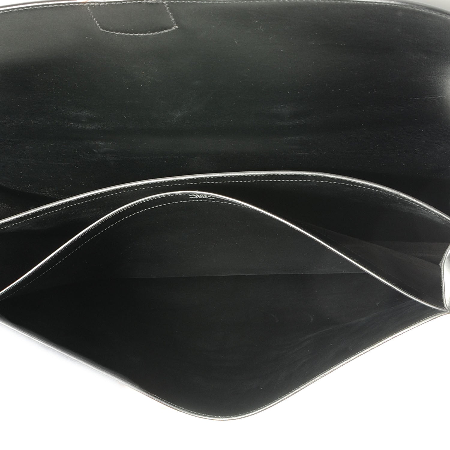 Hermes Box Sac a Depeche 41 Serviette Briefcase Noir 7 of 8
