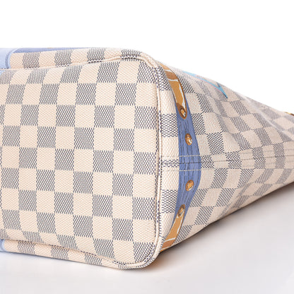 Louis Vuitton Damier Azur Summer Trunks Neo Neverfull MM 7 of 11
