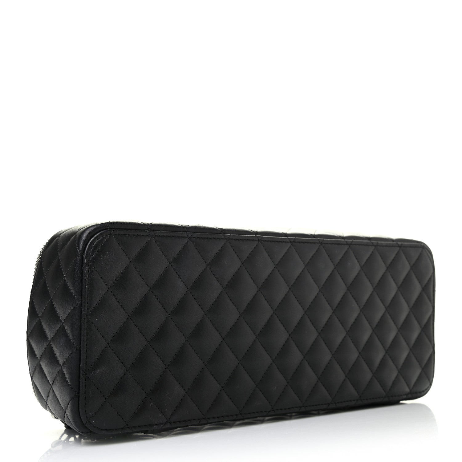 Chanel Lambskin Quilted Large Jewelry Case Black 3 of 6