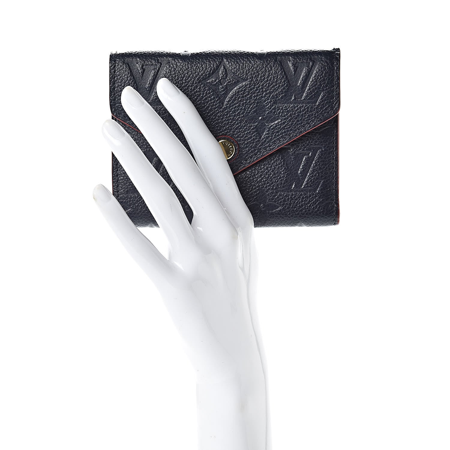 Louis Vuitton Empreinte Victorine Wallet Marine Rouge 2 of 6