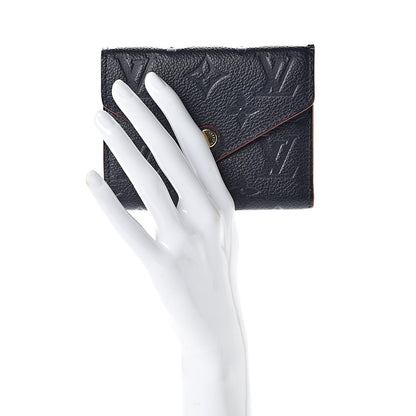 Louis Vuitton Empreinte Victorine Wallet Marine Rouge 2 of 6