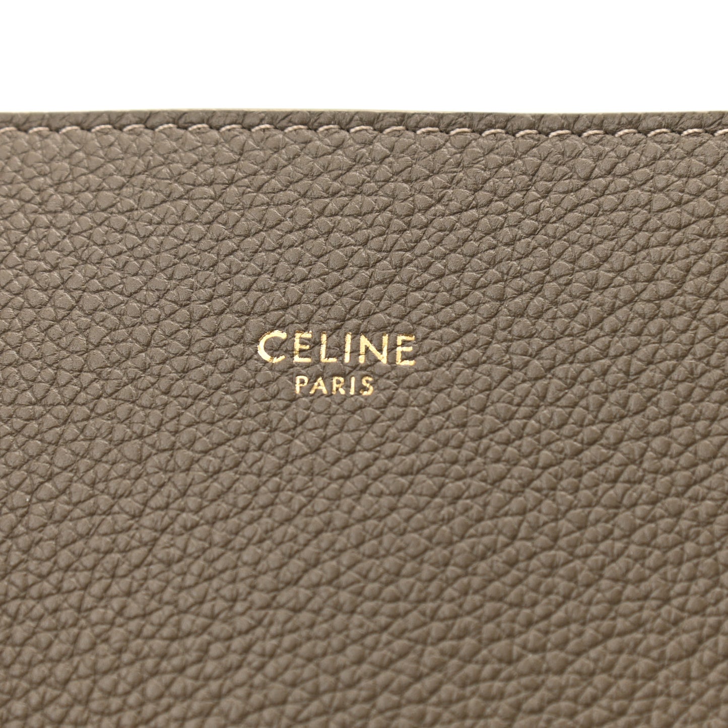 Soft Grained Calfskin Small Belt Cabas Phantom Taupe