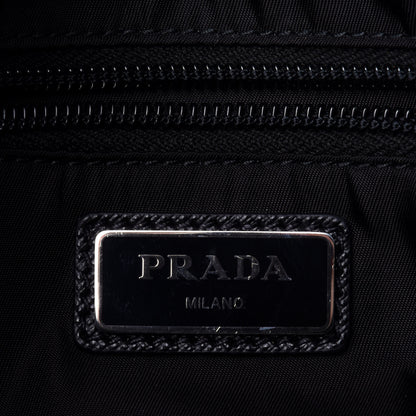 Prada X UNIVERSAL STUDIOS Tessuto Nylon Thunder Frankenstein Belt Bag Blu Smeraldo 5 of 9